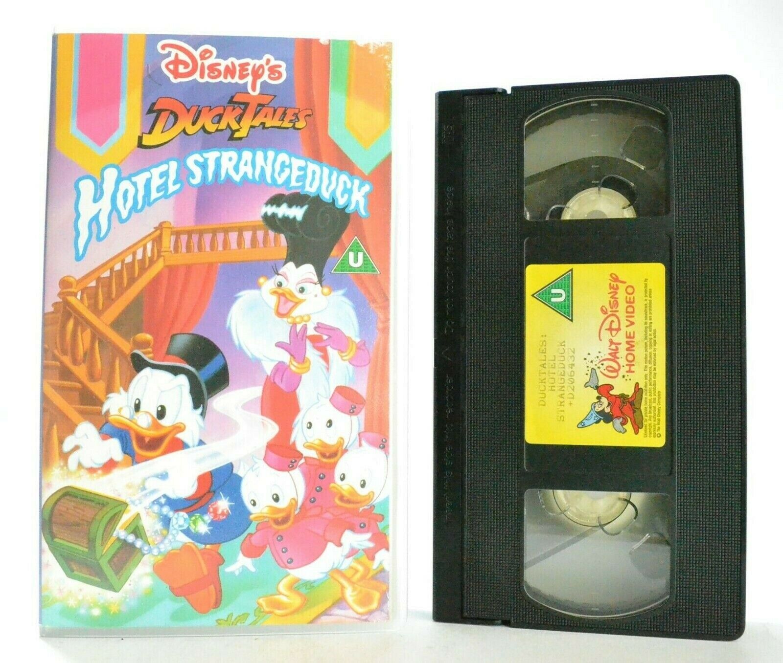 Duck Tales: Hotel Strangeduck - Disney - Animated Adventures - Children's - VHS-