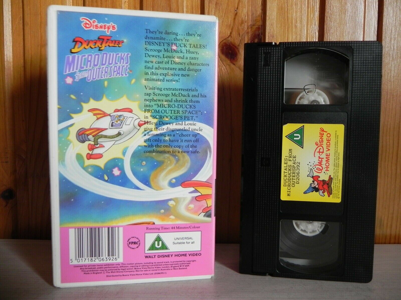 Duck Tales - Micro Ducks From Outer Space - Disney's - Animated - Kids - VHS-