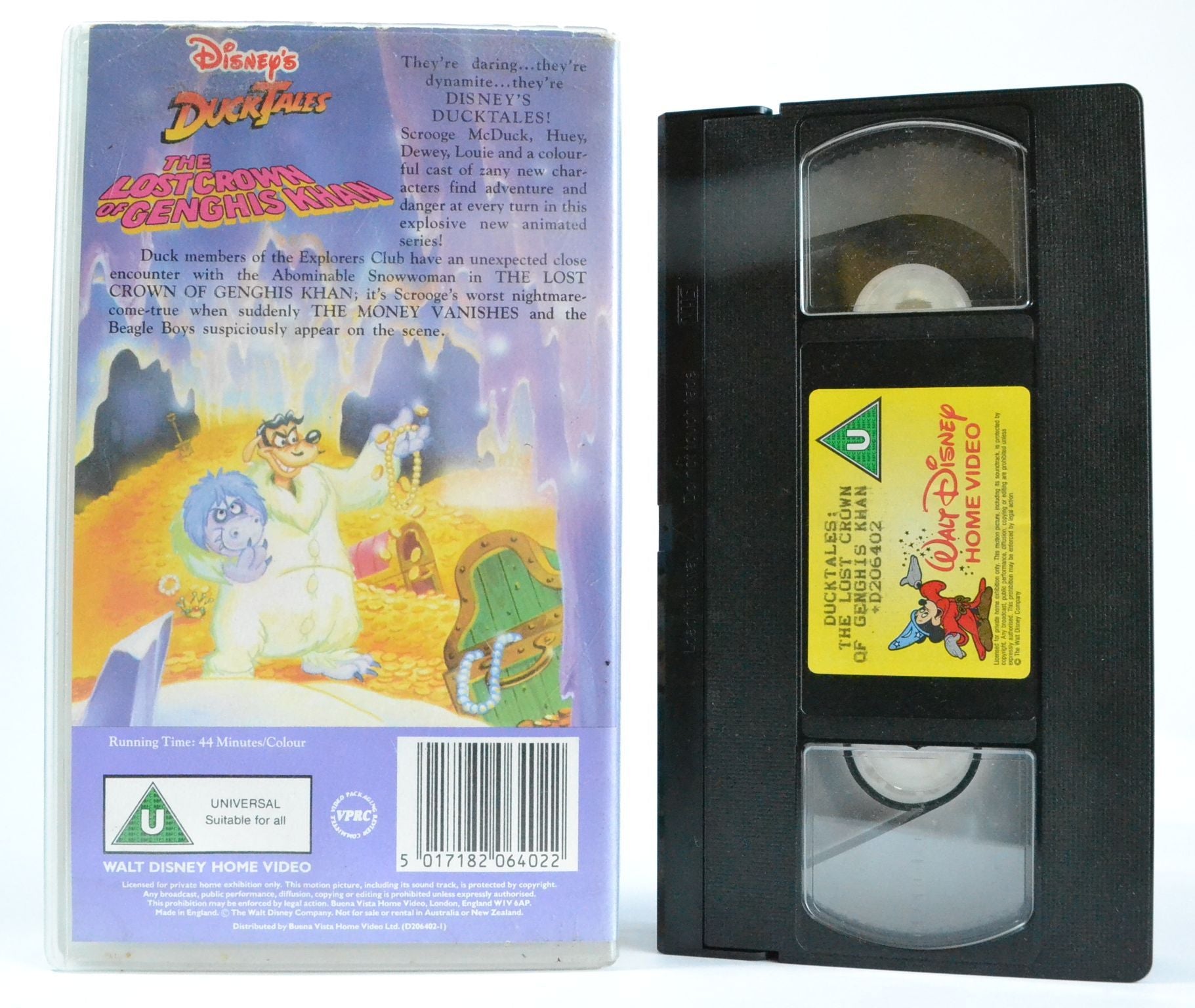 Duck Tales: The Lost Crown Of Genghis Khan - The Money Vanishes - Kid’s - VHS-