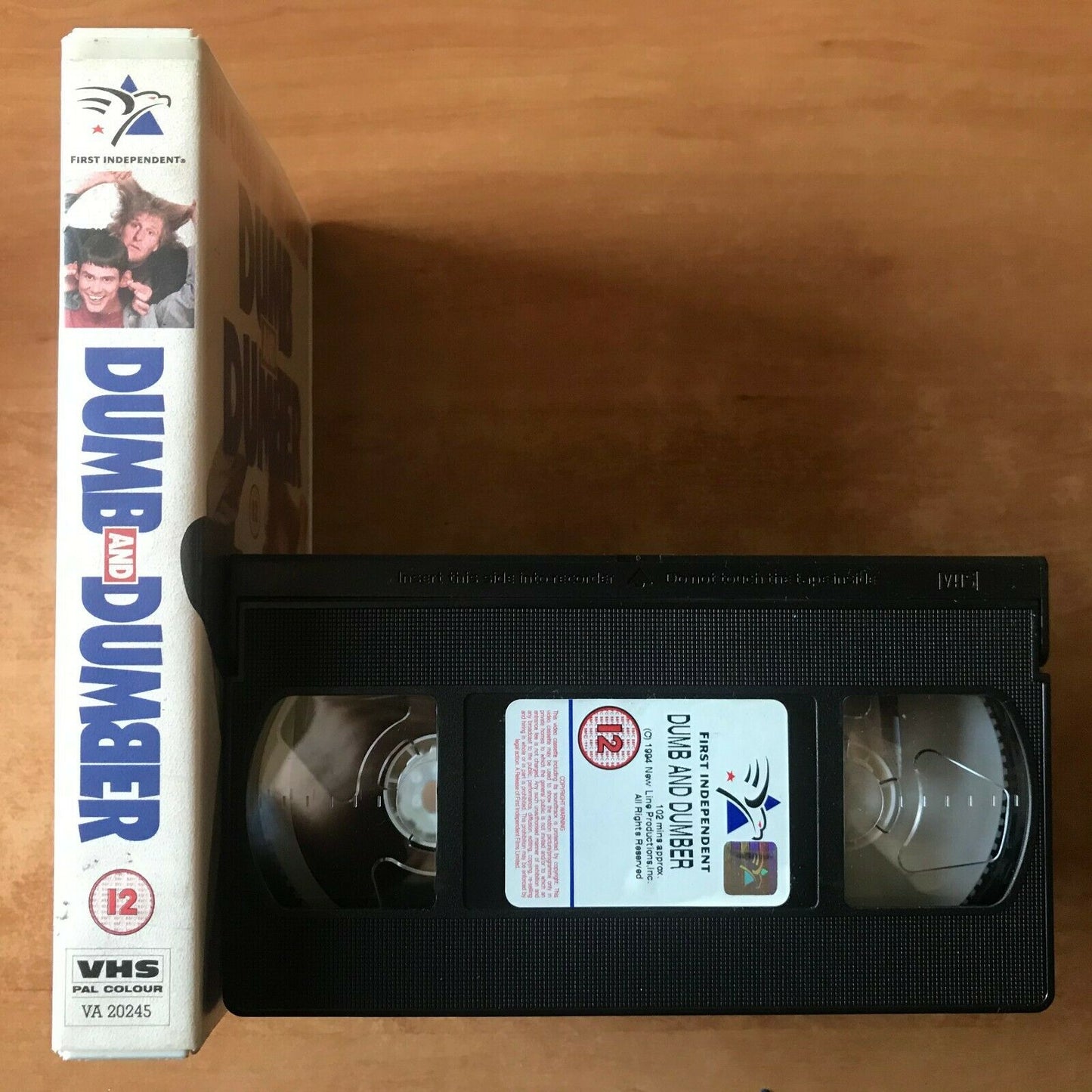 Dumb And Dumber (1994): Jim Carrey / Jeff Daniels - Comedy [Large Box] Pal VHS-