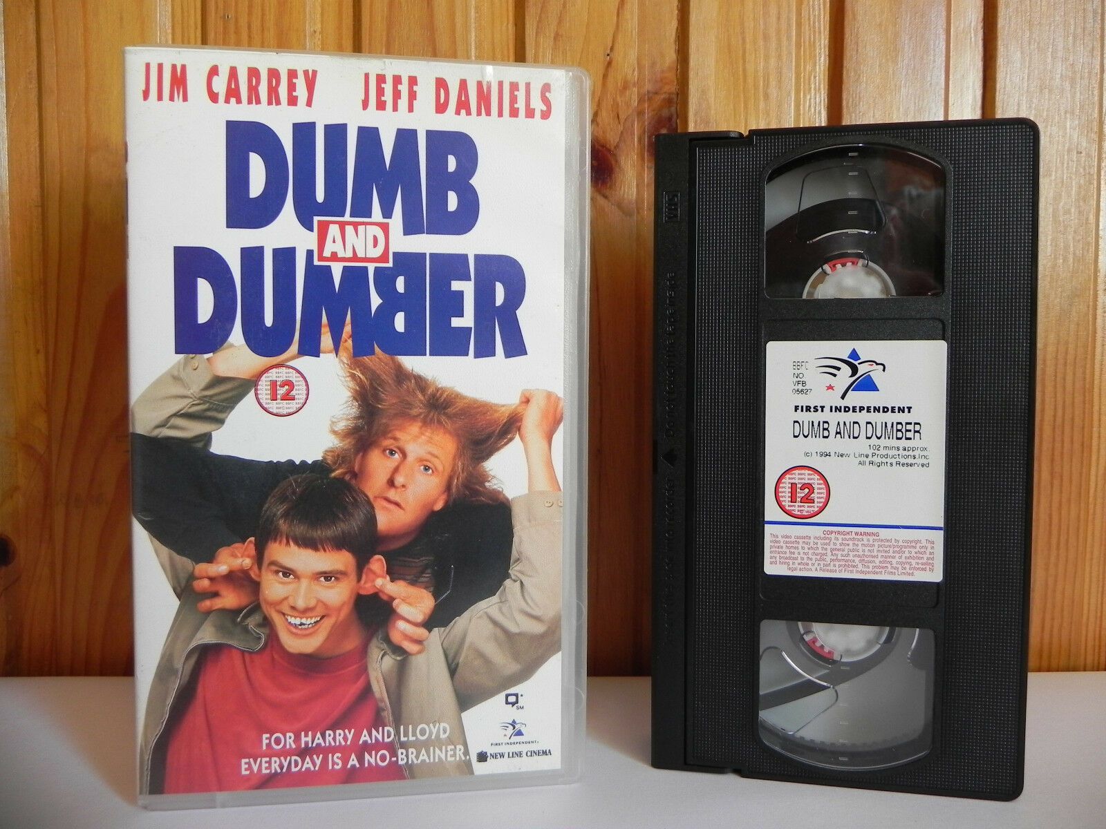 Dumb And Dumber: Ski Slope Briefcase Action - Comedy - Jim Carrey - Pal VHS-