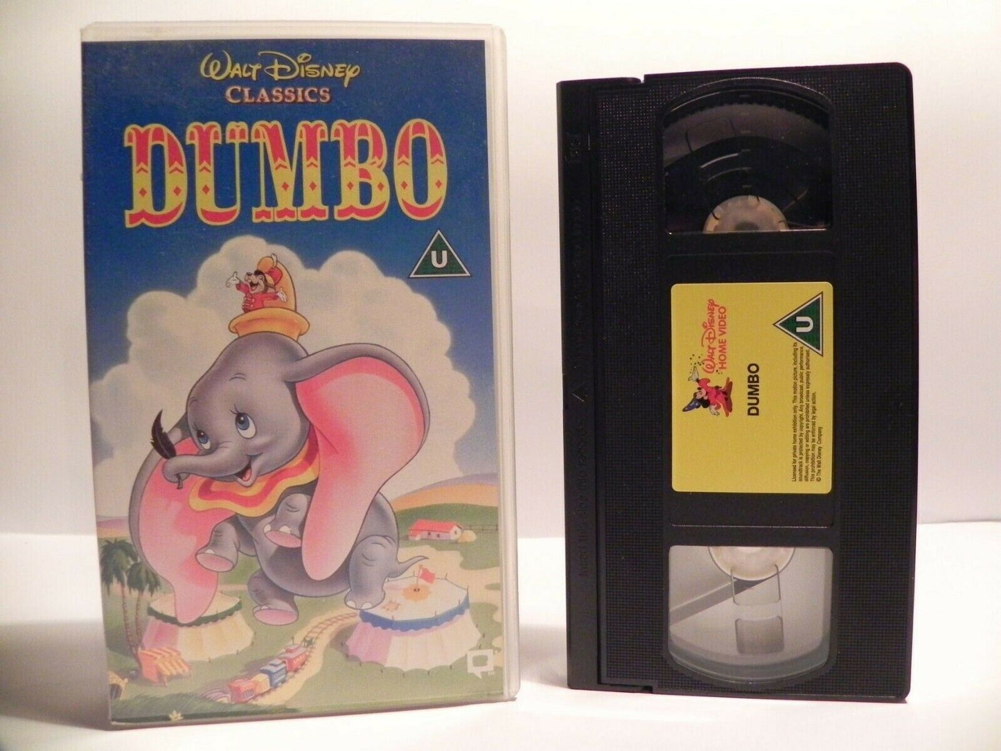 Dumbo: Genuine Walt Disney Hologram - Classical - Original Animation - Pal VHS-