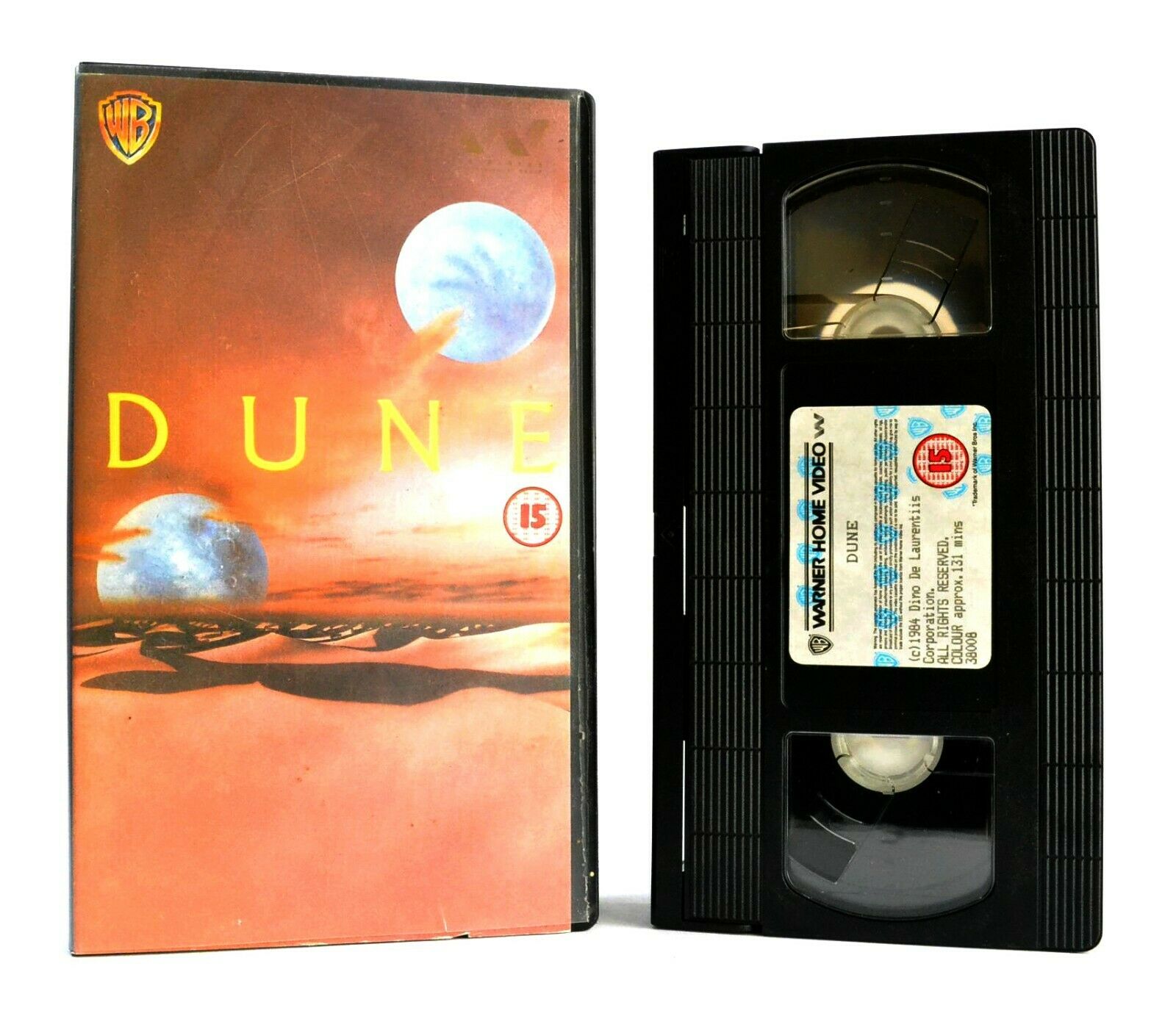 Dune: Film By D.Lynch - Sci-Fi Epic - Based On F.Herbert Cult Novel - Pal VHS-