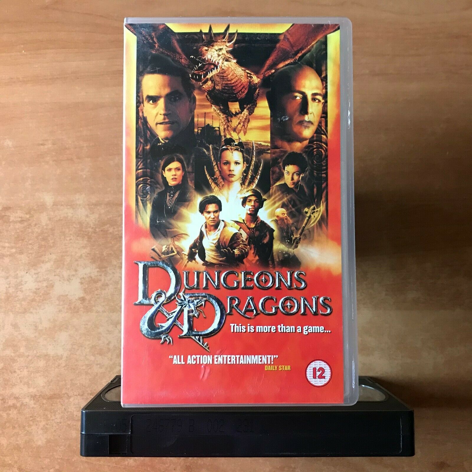 Dungeons & Dragons The Movie (2000); Adventure Fantasy - Jeremy Irons - Pal VHS-