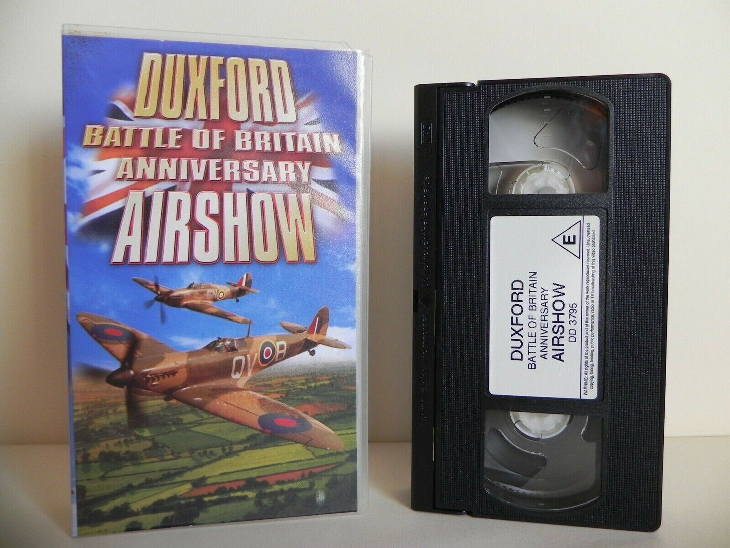 Duxford: Battle Of Britain Anniversary - Airshow - Largest Spitfires - Pal VHS-