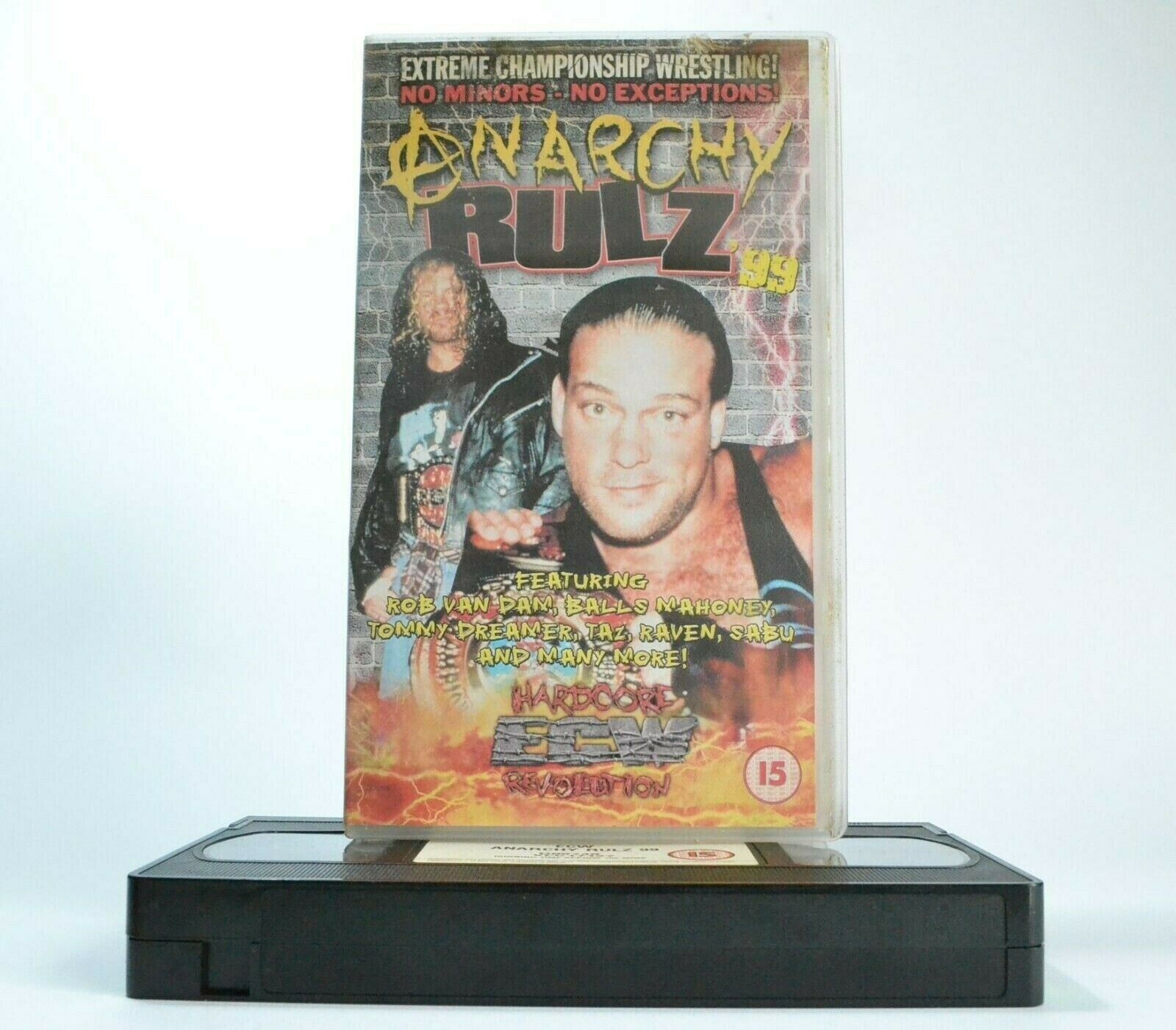 ECW Anarchy Rulz '99 - Extreme Championship Wrestling - Rob Van Dam - Sabu - VHS-