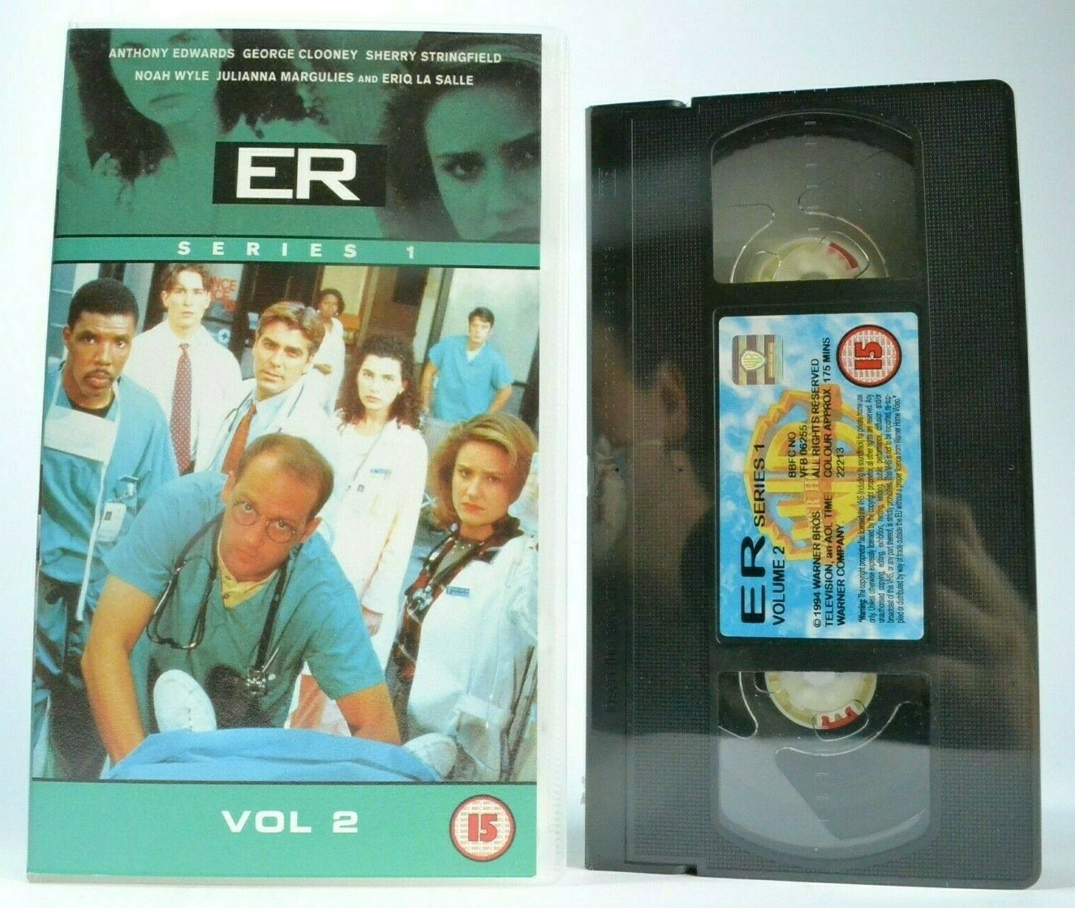 ER (Series 1, Vol.2); [Brand New Sealed] T.V. Series - George Clooney - Pal VHS-