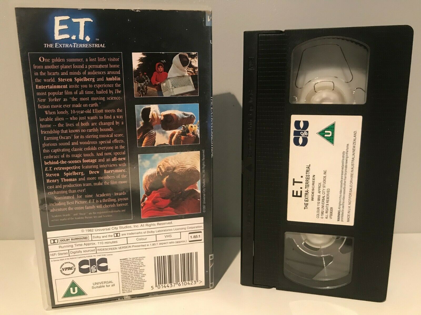 E.T.: The Extra-Terrestial (1982); [Widescreen] THX Mastered - Adventure - VHS-