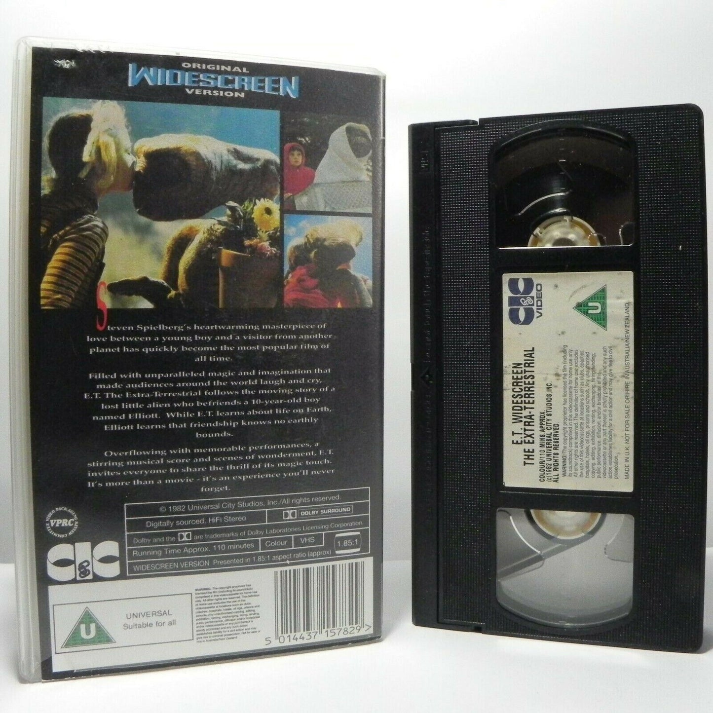 E.T.: The Extra-Terrestial: By S.Spielberg - Classic Film - Widescreen - VHS-