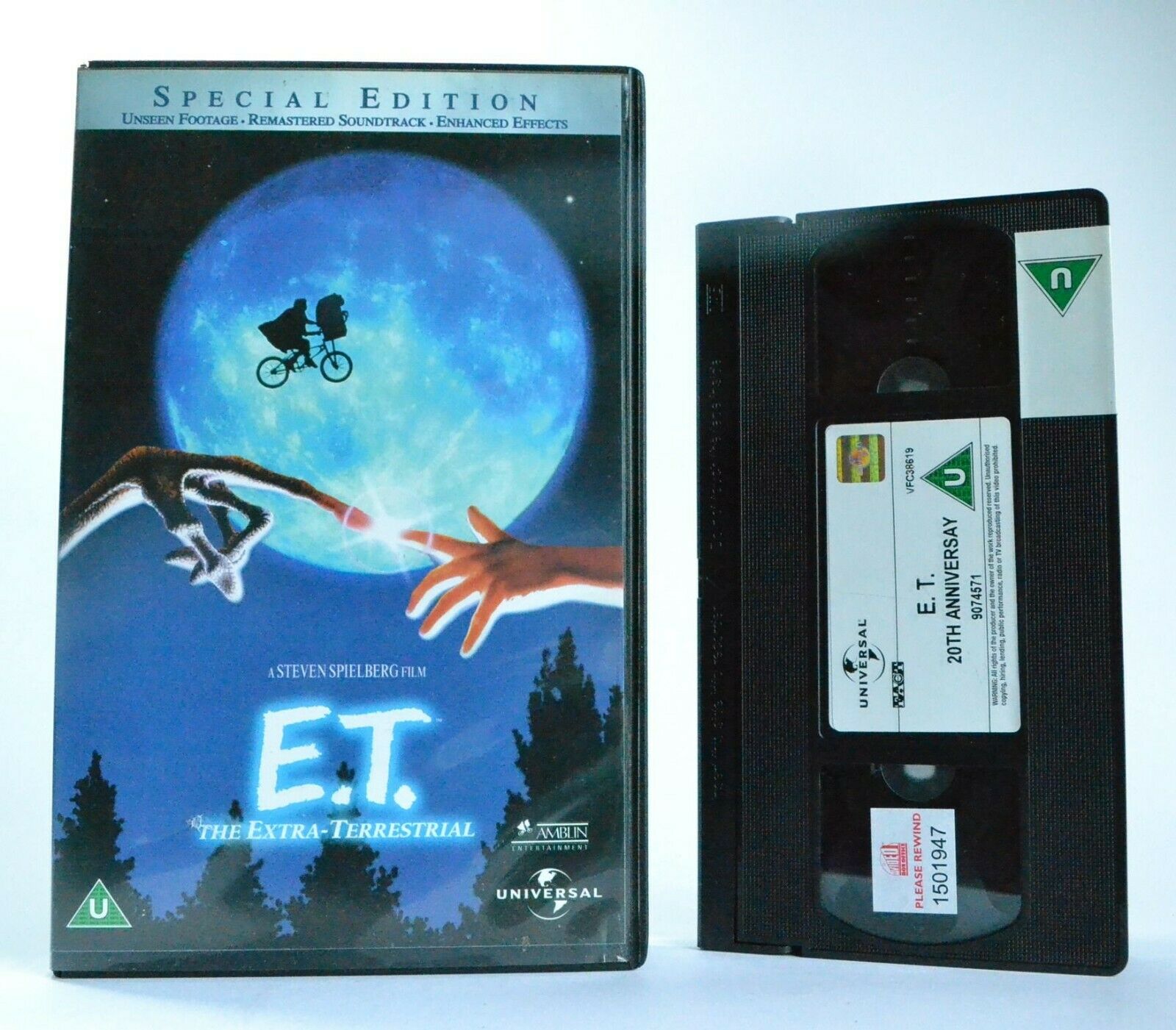 E.T.:The Extra-Terrestial - Adventure (1982) - 20th Anniversary Edition - VHS-