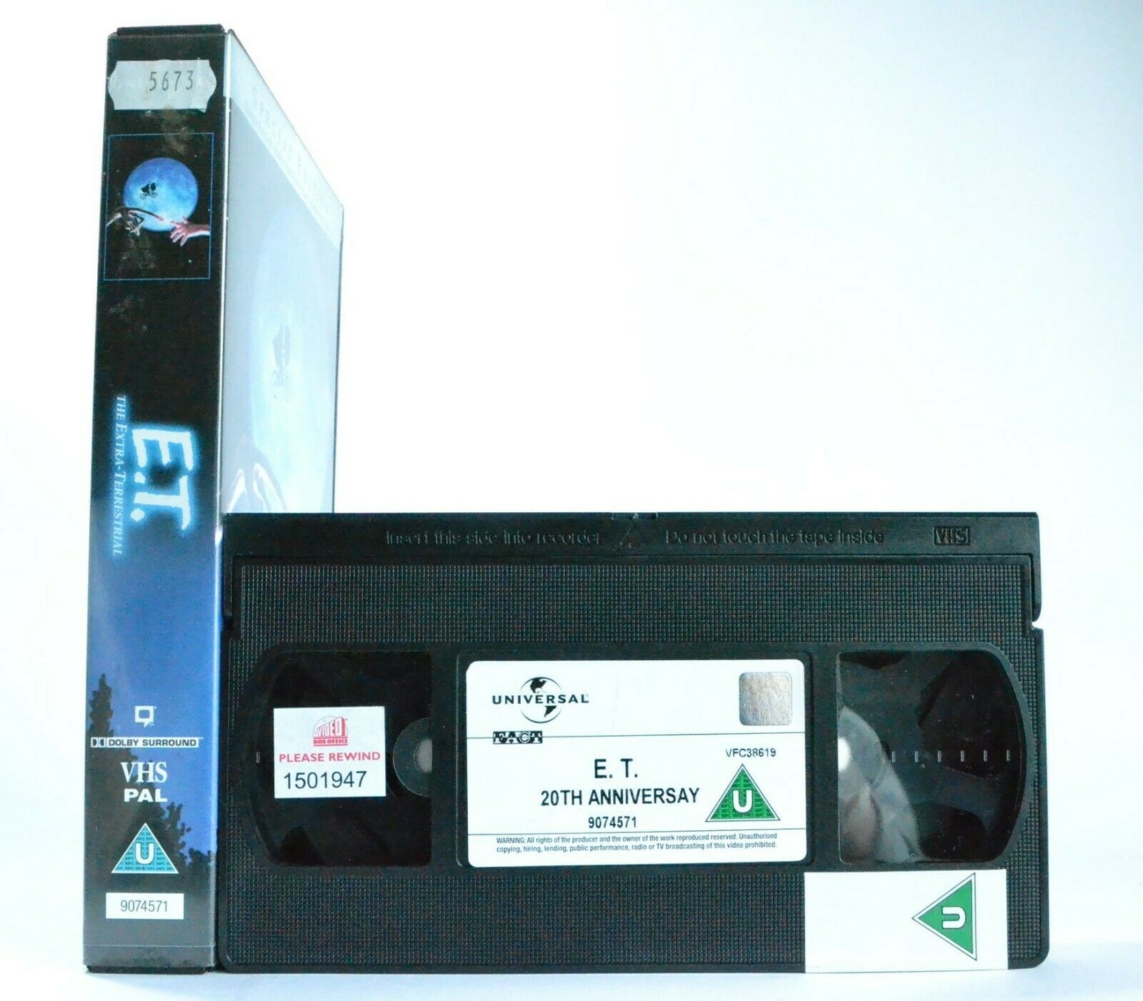 E.T.:The Extra-Terrestial - Adventure (1982) - 20th Anniversary Edition - VHS-