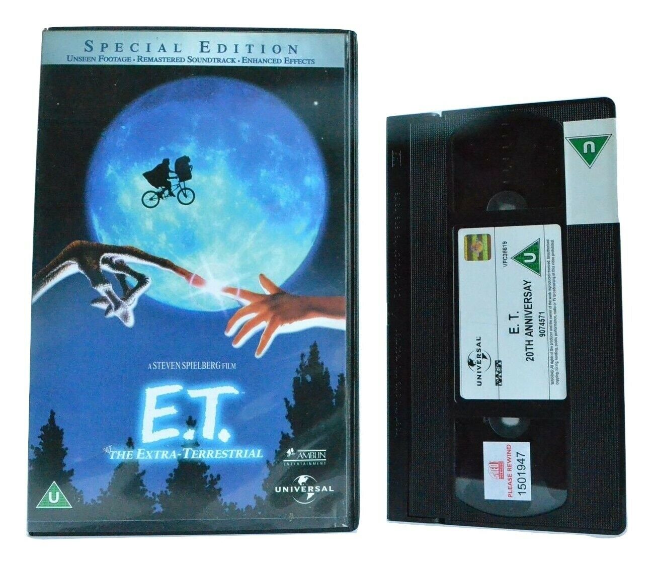 E.T.:The Extra-Terrestial - Adventure (1982) - 20th Anniversary Edition - VHS-