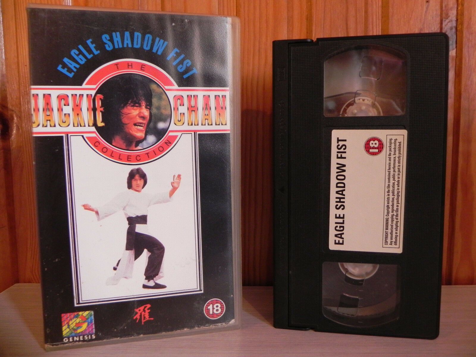 Eagle Shadow Fist - Jackie Chan - Kung-Fu - Genesis - CVR13576 VHS - Pal Video-