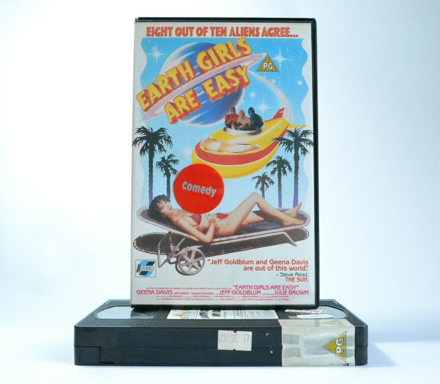 Earth Girls Are Easy: Musical/Romantic Comedy - Large Box - Ex-Rental - Pal VHS-