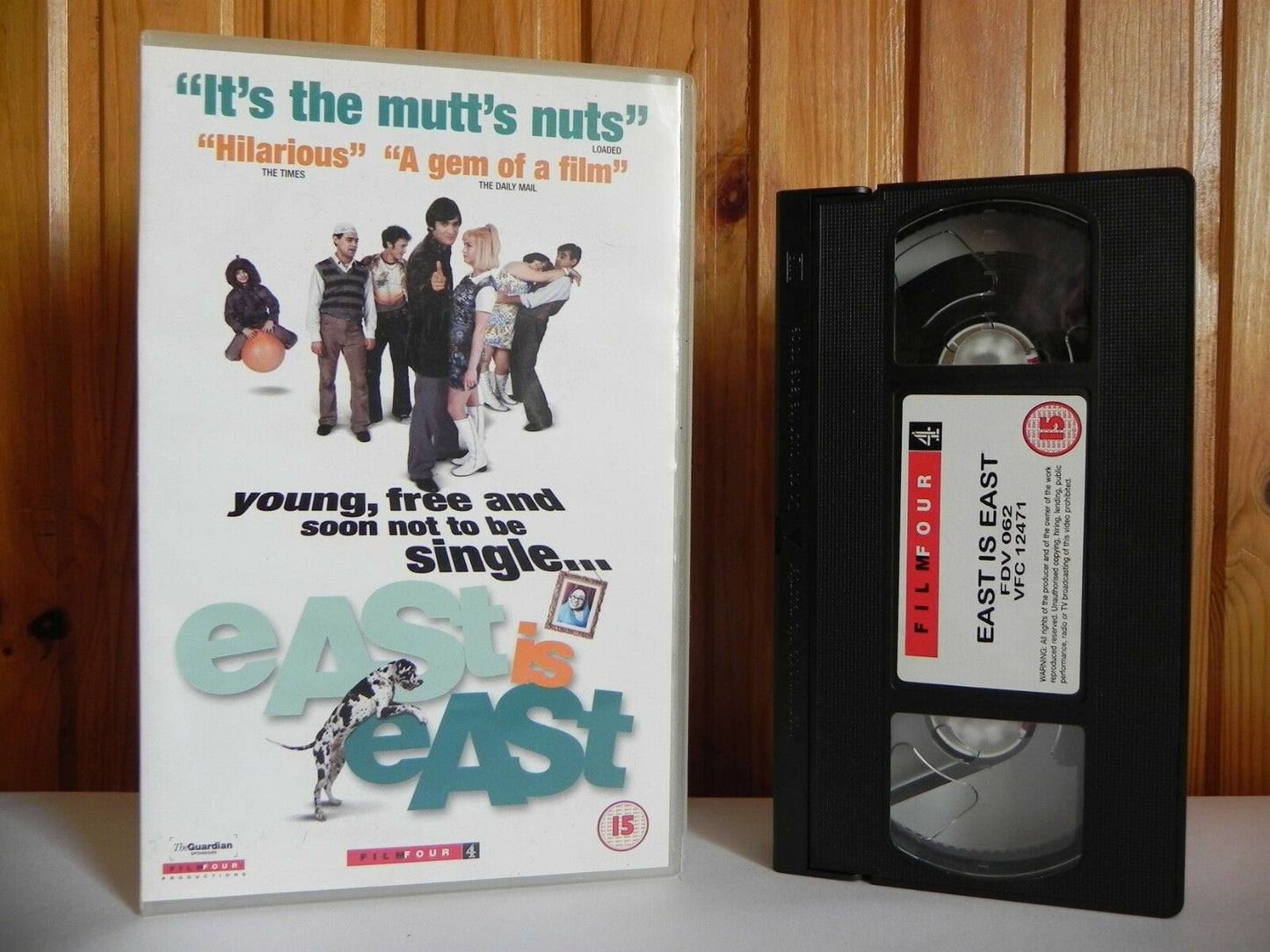 East Is East - Large Box - Film Four - Comedy - Om Puri - Linda Bassett - VHS-