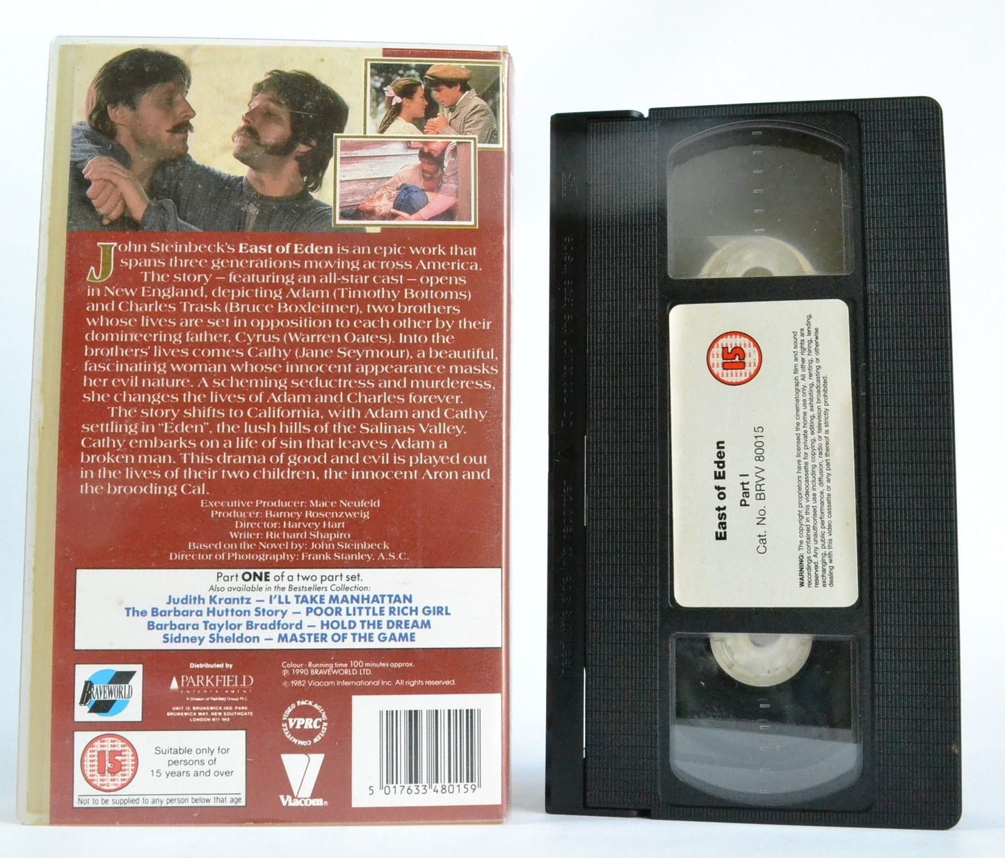 East Of Eden (Part 1): John Steinbeck - Jane Seymour - (1982) Rare Drama VHS-