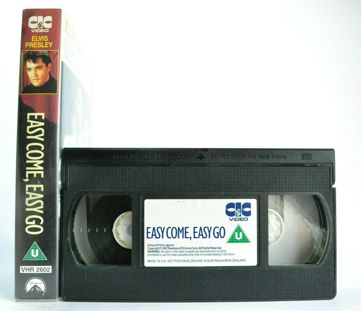 Easy Come, Easy Go (1967): Elvis Presley 23rd Film - Musical Comedy - Pal VHS-