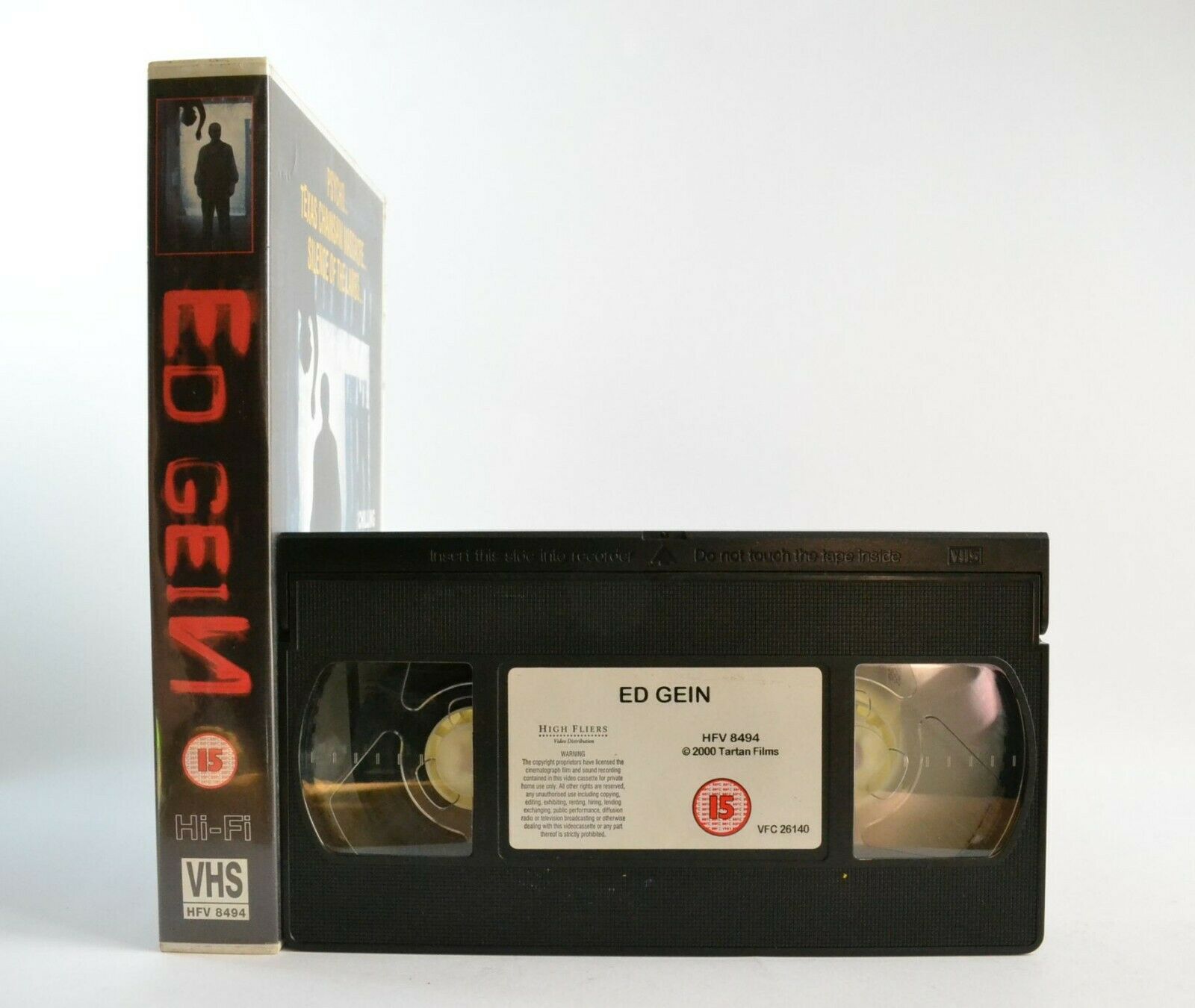 Ed Gein: Based On True Events - Psychotic Serial Kiler - Large Box - Pal VHS-