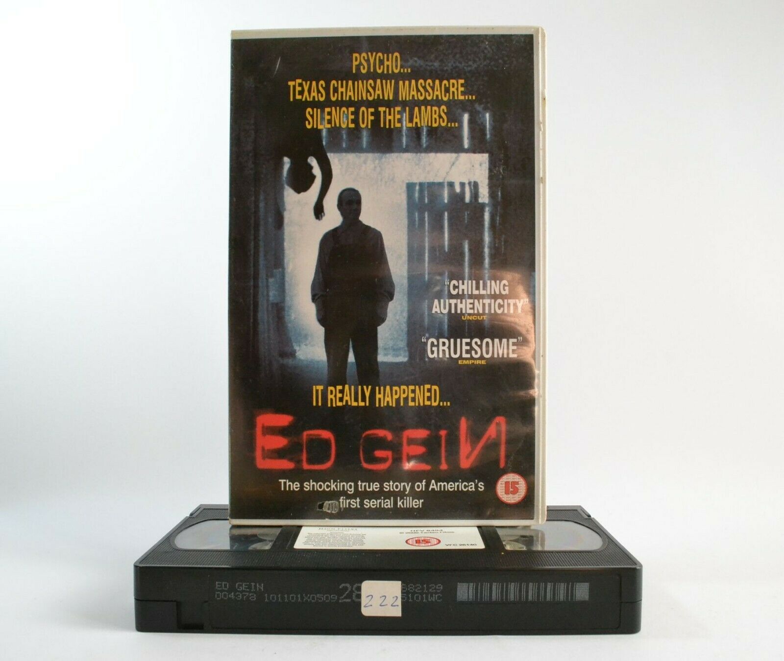 Ed Gein: Based On True Events - Psychotic Serial Kiler - Large Box - Pal VHS-