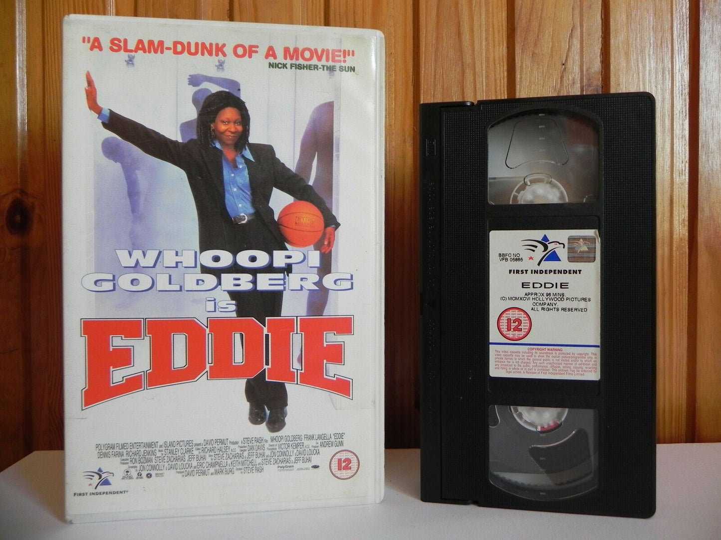 Eddie - First Independent - Comedy - Whoopi Goldberg - Large Box - Pal VHS-