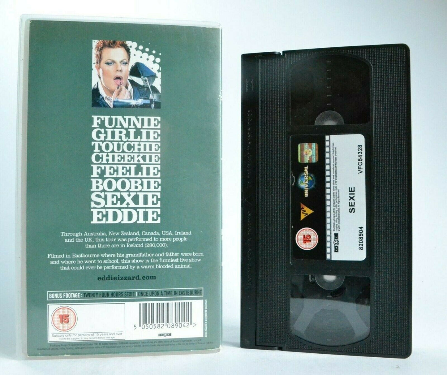 Eddie Izzard: Sexie Live Show - Comedy Performance - Eastbourne/England - VHS-