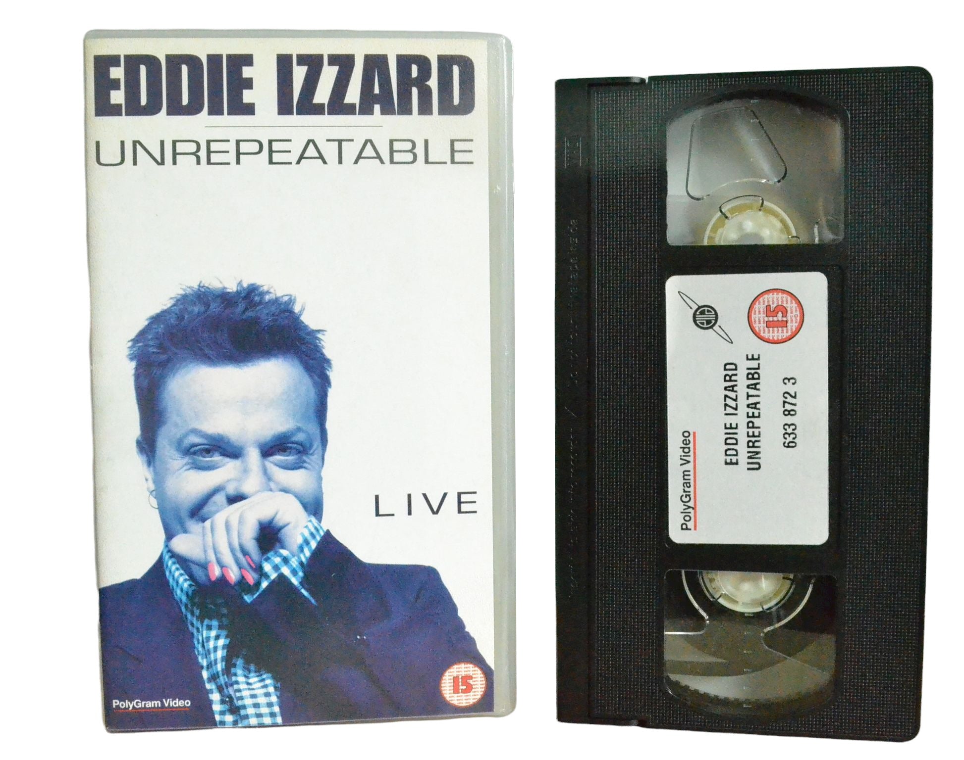 Eddie Izzard: Unrepeatable - Live - Eddie Izzard - PolyGram Video - Comedy - Pal VHS-