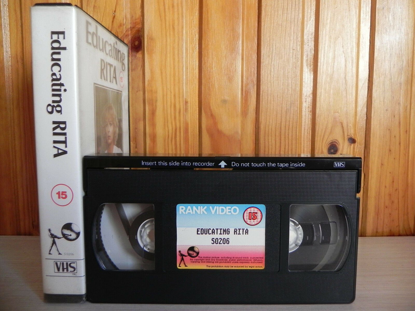 Educating Rita - Michael Caine - Julie Walters - Pre-Cert - Rank Video - Pal VHS-