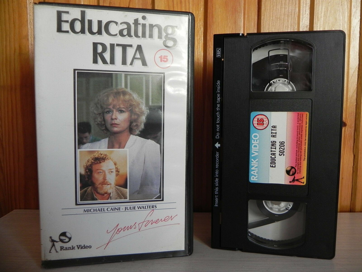 Educating Rita - Michael Caine - Julie Walters - Pre-Cert - Rank Video - Pal VHS-