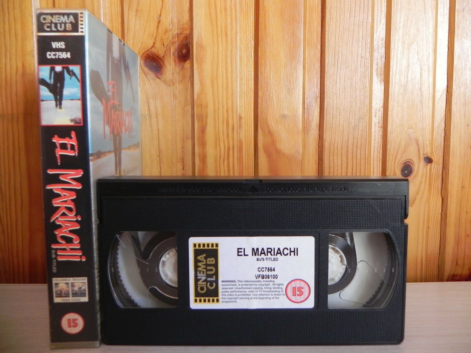 El Mariachi - Carlos Gallardo - Hitman Action - Neo-Western - Pal - VHS-