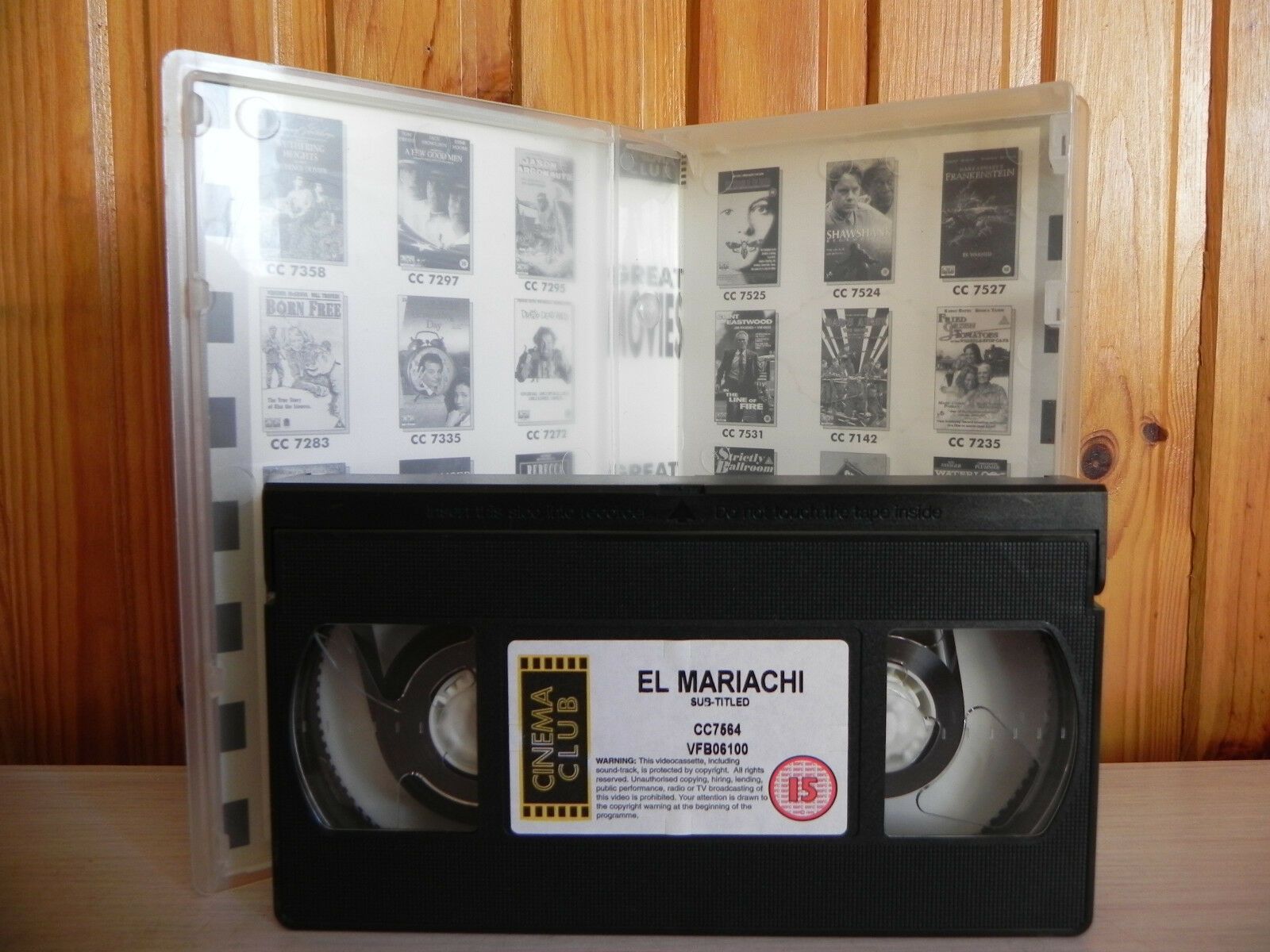 El Mariachi - Carlos Gallardo - Hitman Action - Neo-Western - Pal - VHS-