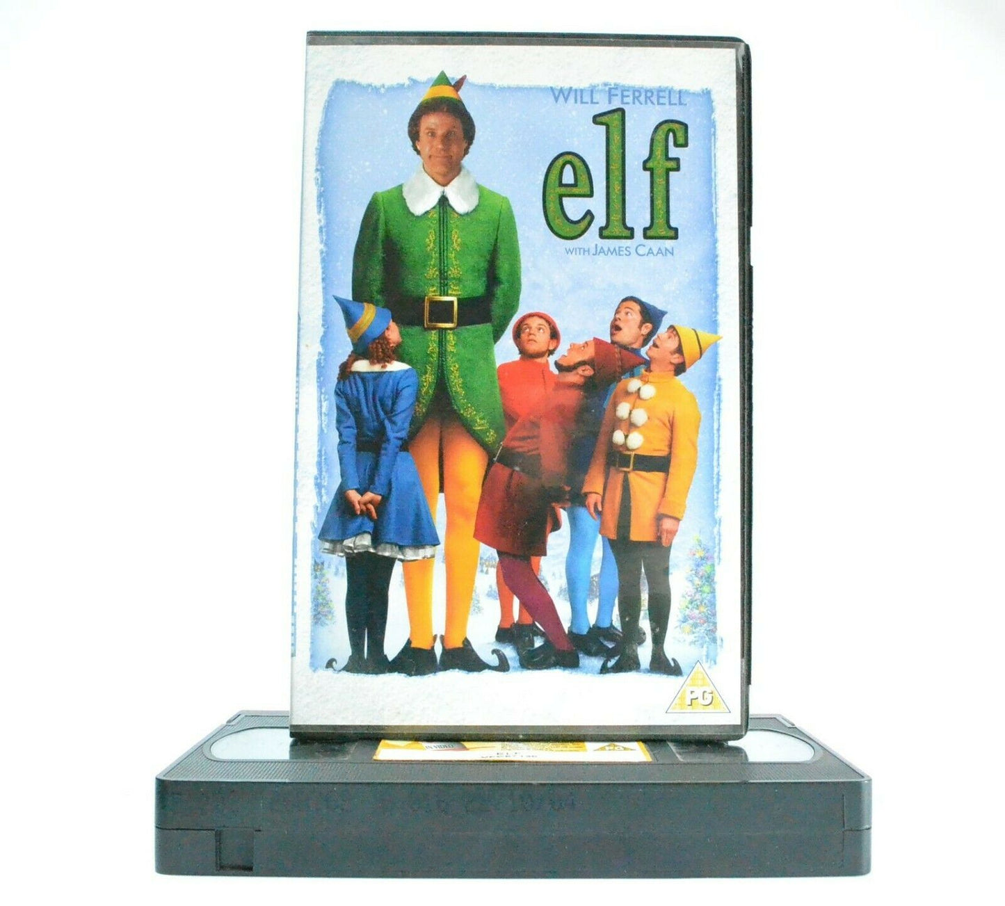 Elf: Christmas Comedy Film - Large Box (2004) - Will Ferrell/James Caan - VHS-