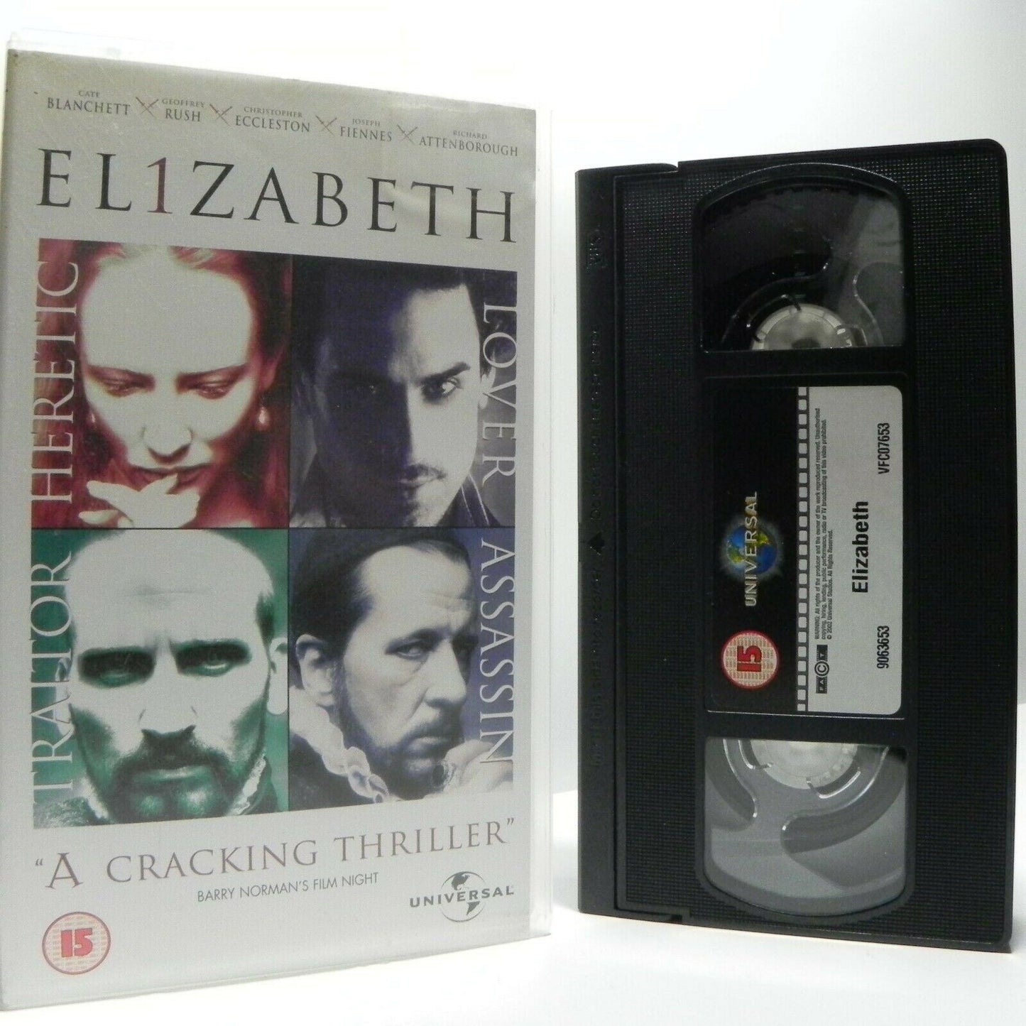 Elizabeth: (2002) Cracking Thriller - C.Blanchett/R.Attenborough - Pal VHS-