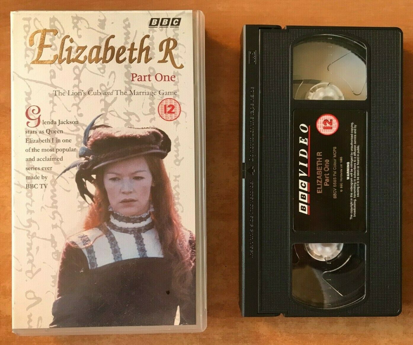 Elizabeth R (Part 1): The Lion's Club [BBC Classic Drama] Glenda Jackson - VHS-