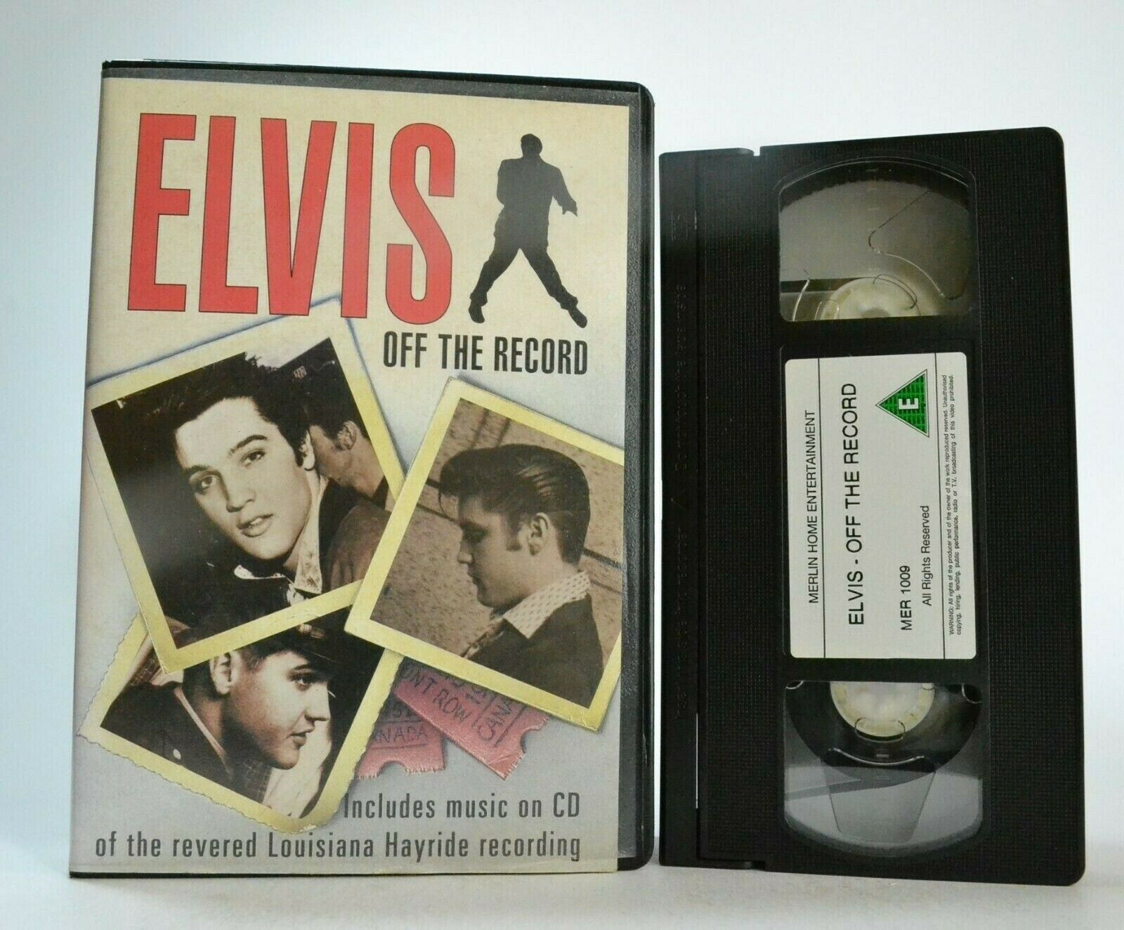 Elvis : Off The Record - CD Included - King Of Rock And Roll - Music - Pal VHS-