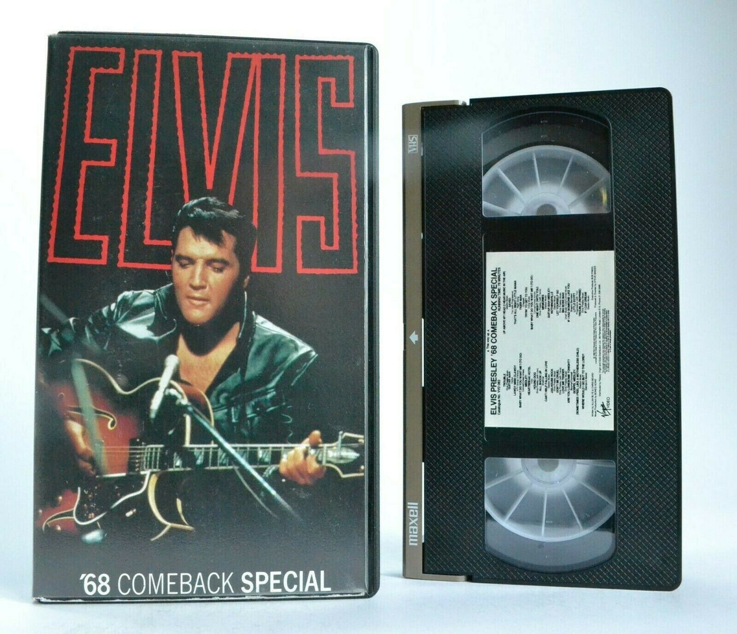 Elvis Presley: '68 Comeback Special - Live Performance - Rock And Roll - Pal VHS-