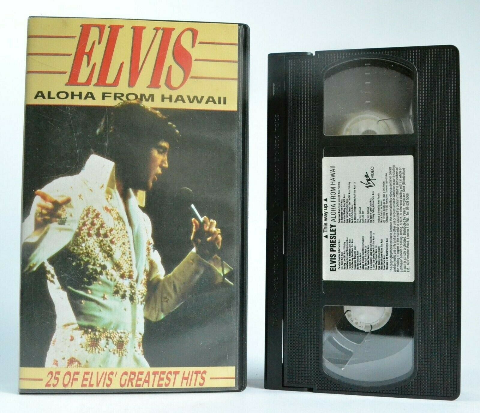 Elvis Presley: Aloha From Hawaii - (1973) Live Performance - Greatest Hits - VHS-