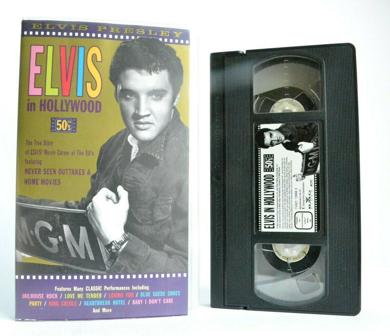 Elvis Presley: Elvis In Hollywood - Documentary - Classic Performances - VHS-