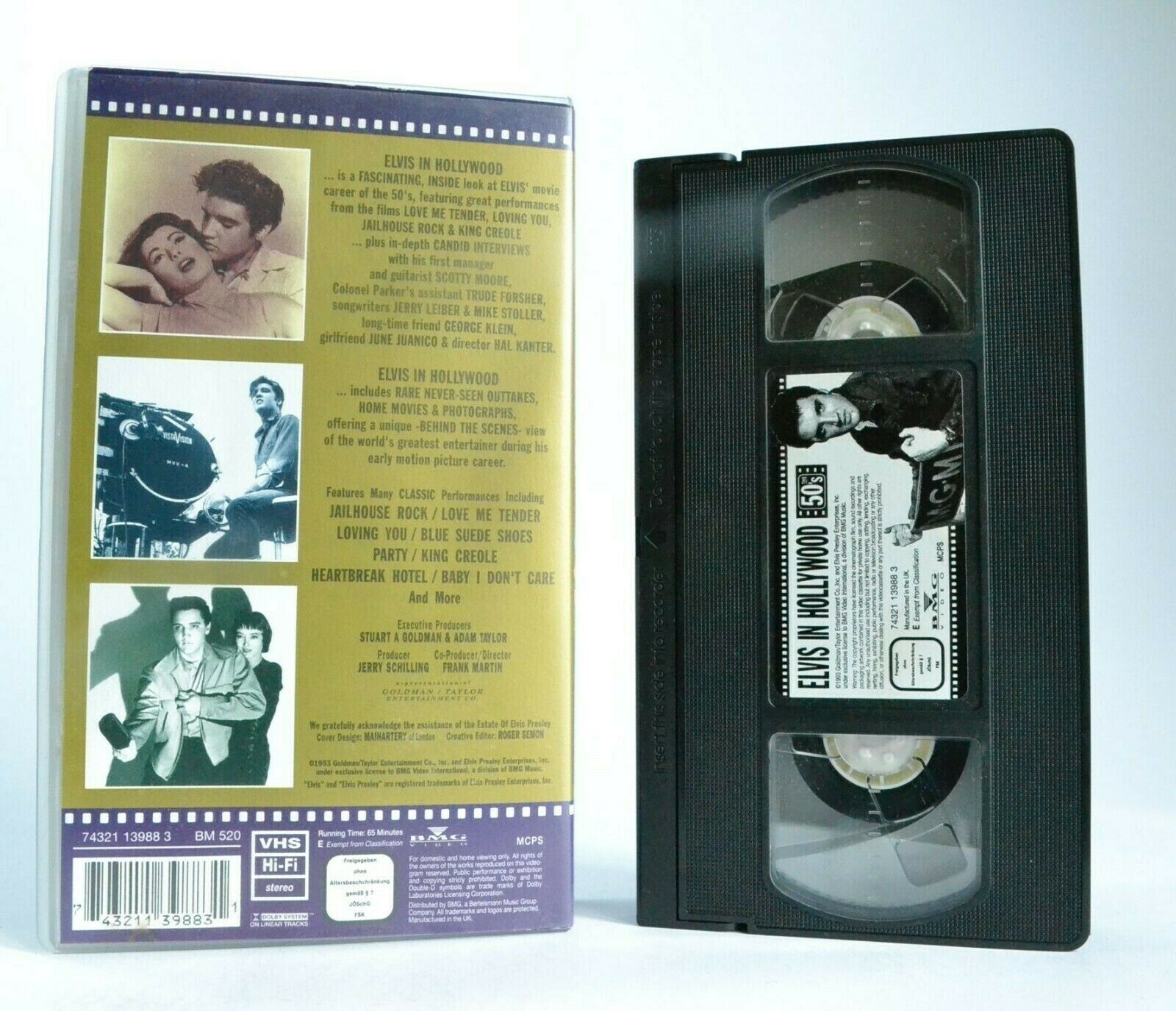 Elvis Presley: Elvis In Hollywood - Documentary - Classic Performances - VHS-