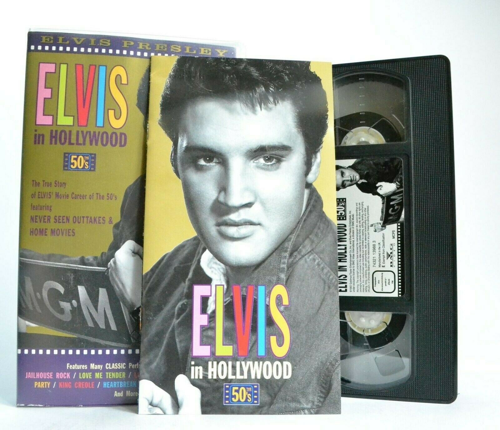 Elvis Presley: Elvis In Hollywood - Documentary - Classic Performances - VHS-