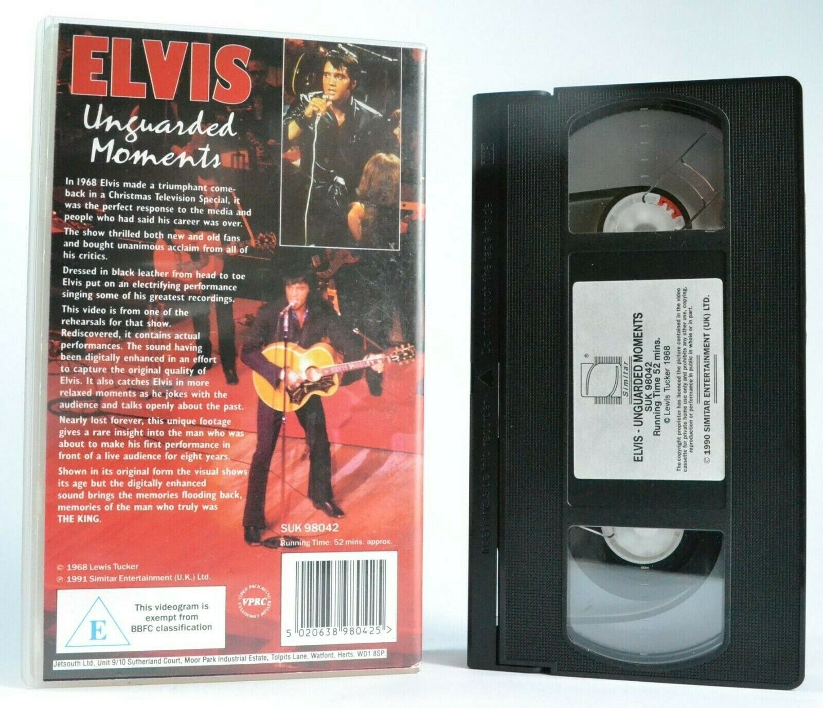 Elvis Presley: Unguarded Moments - Live Performance - King Of Rock - Music - VHS-