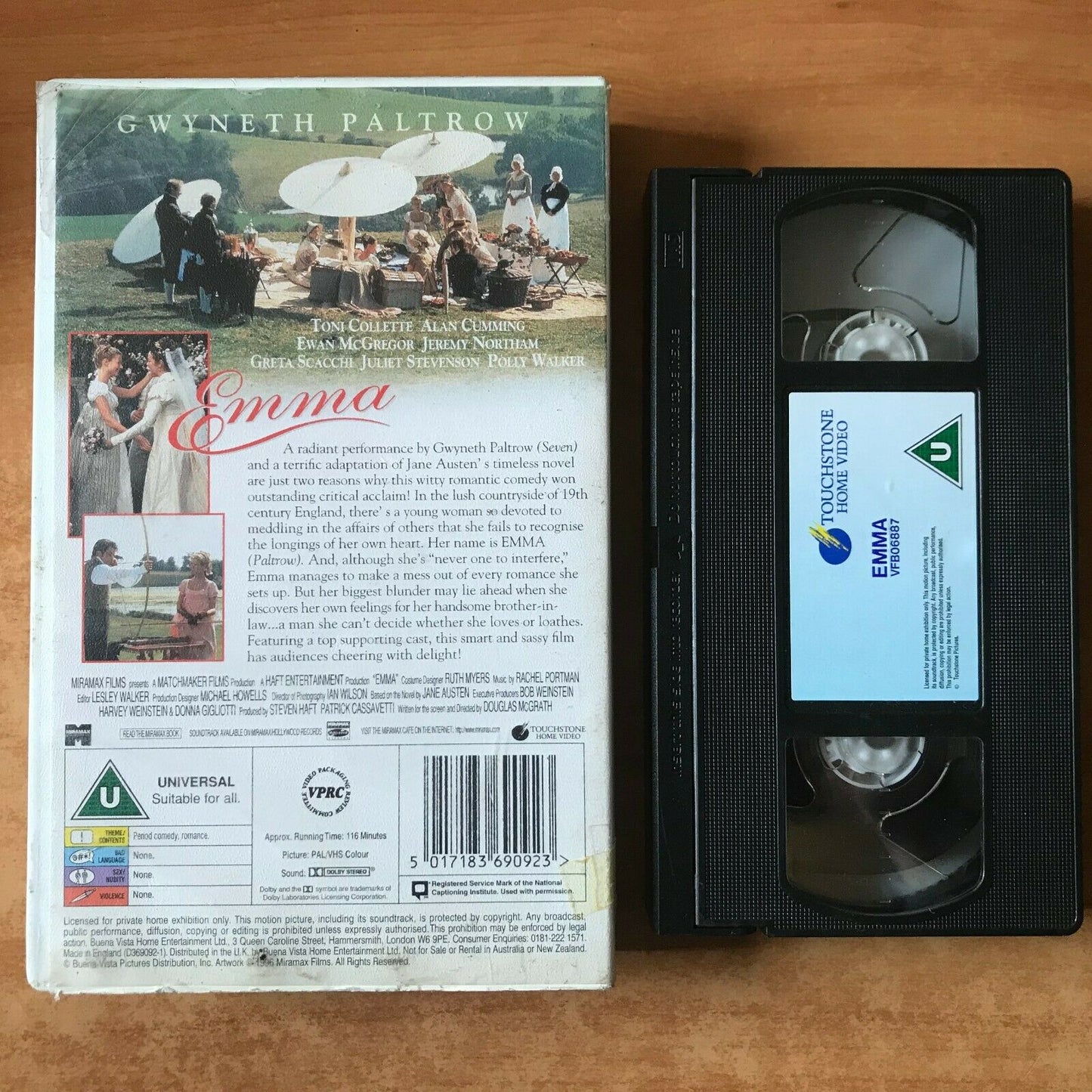 Emma (1996); [Jane Austen] Romance - Large Box - Gwyneth Paltrow - Pal VHS-