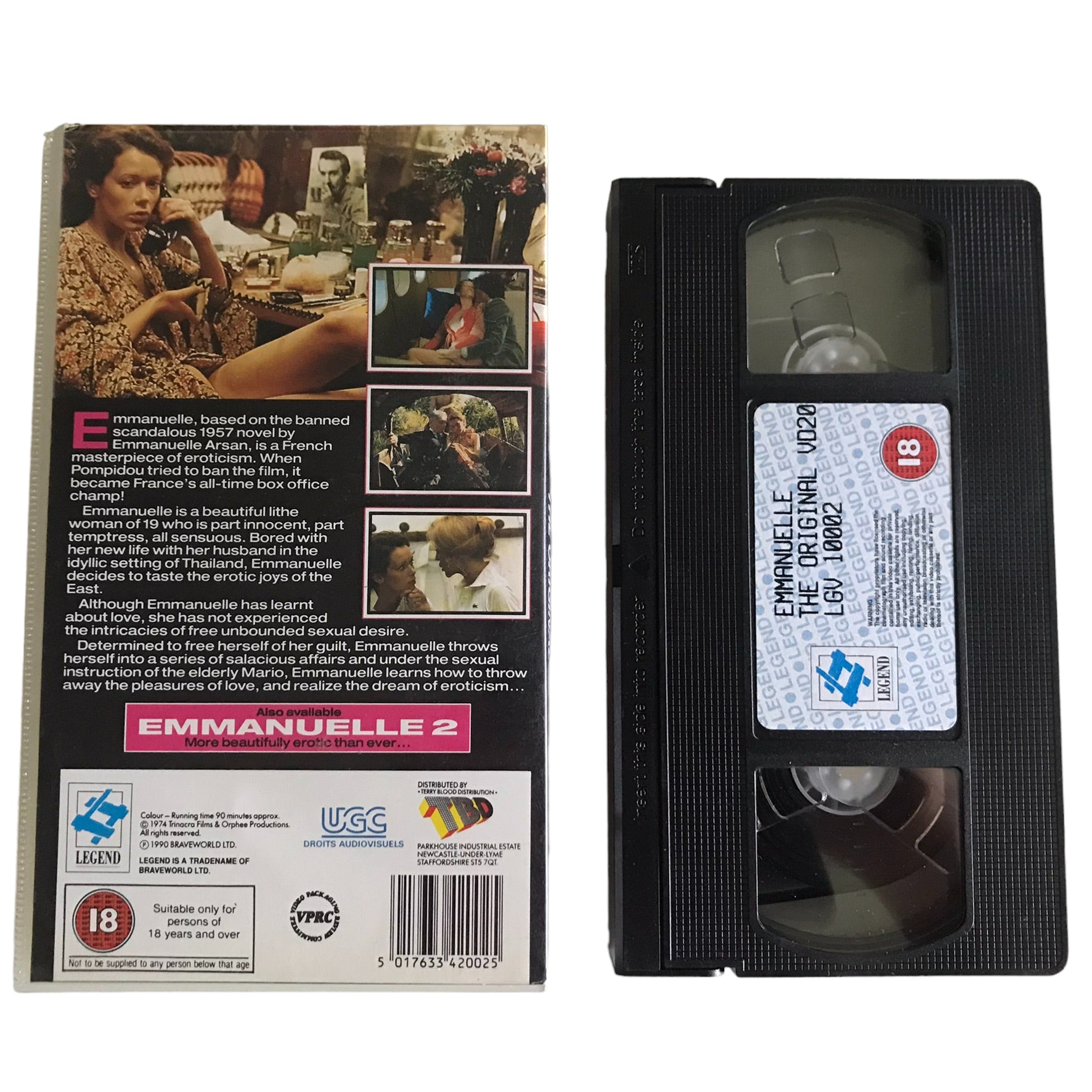 Emmanuelle The Original - Sylvia Kristel - TBD - Drama - Pal - VHS-