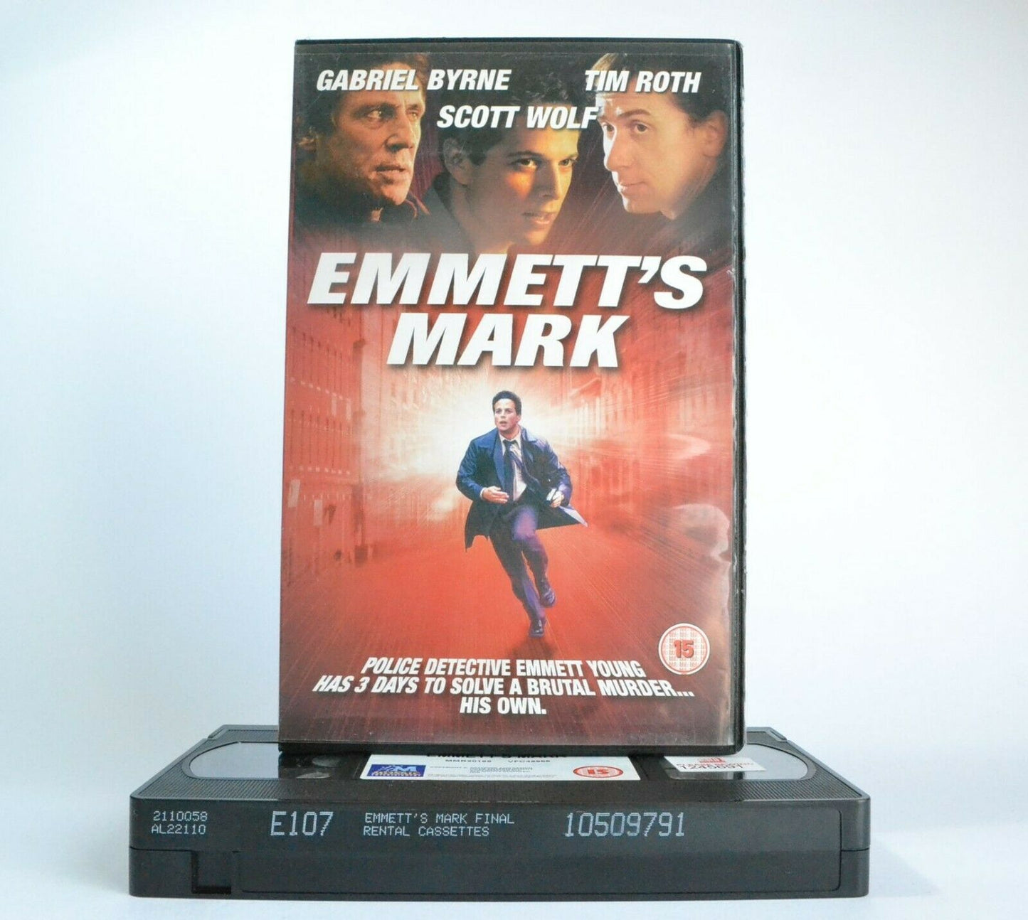 Emmett's Mark: Thriller (2001) - Large Box - Ex-Rental - G.Byrne/T.Roth - VHS-