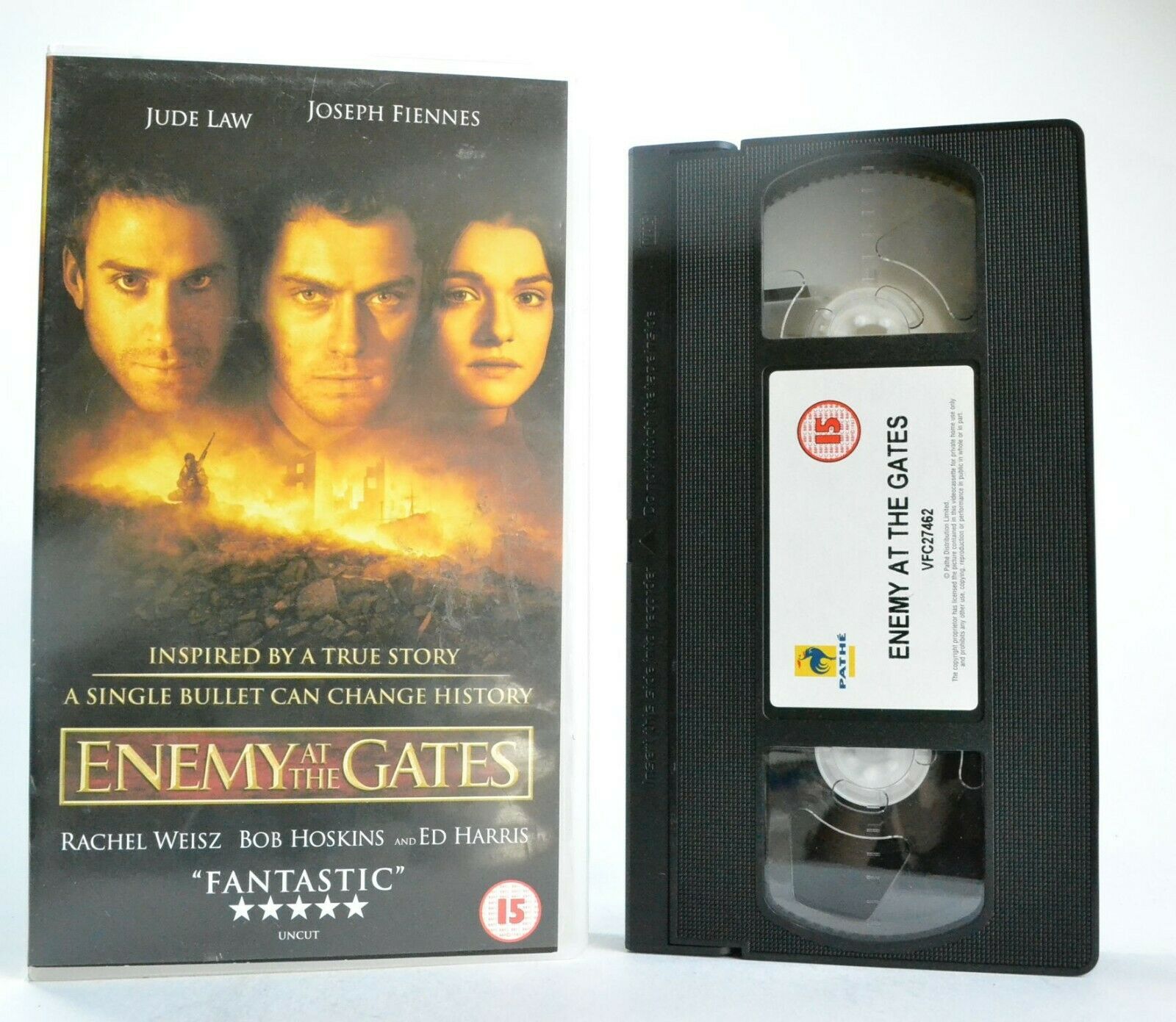 Enemy At The Gates (2001): Battle Of Stalingrad - War Drama - Jude Law - Pal VHS-