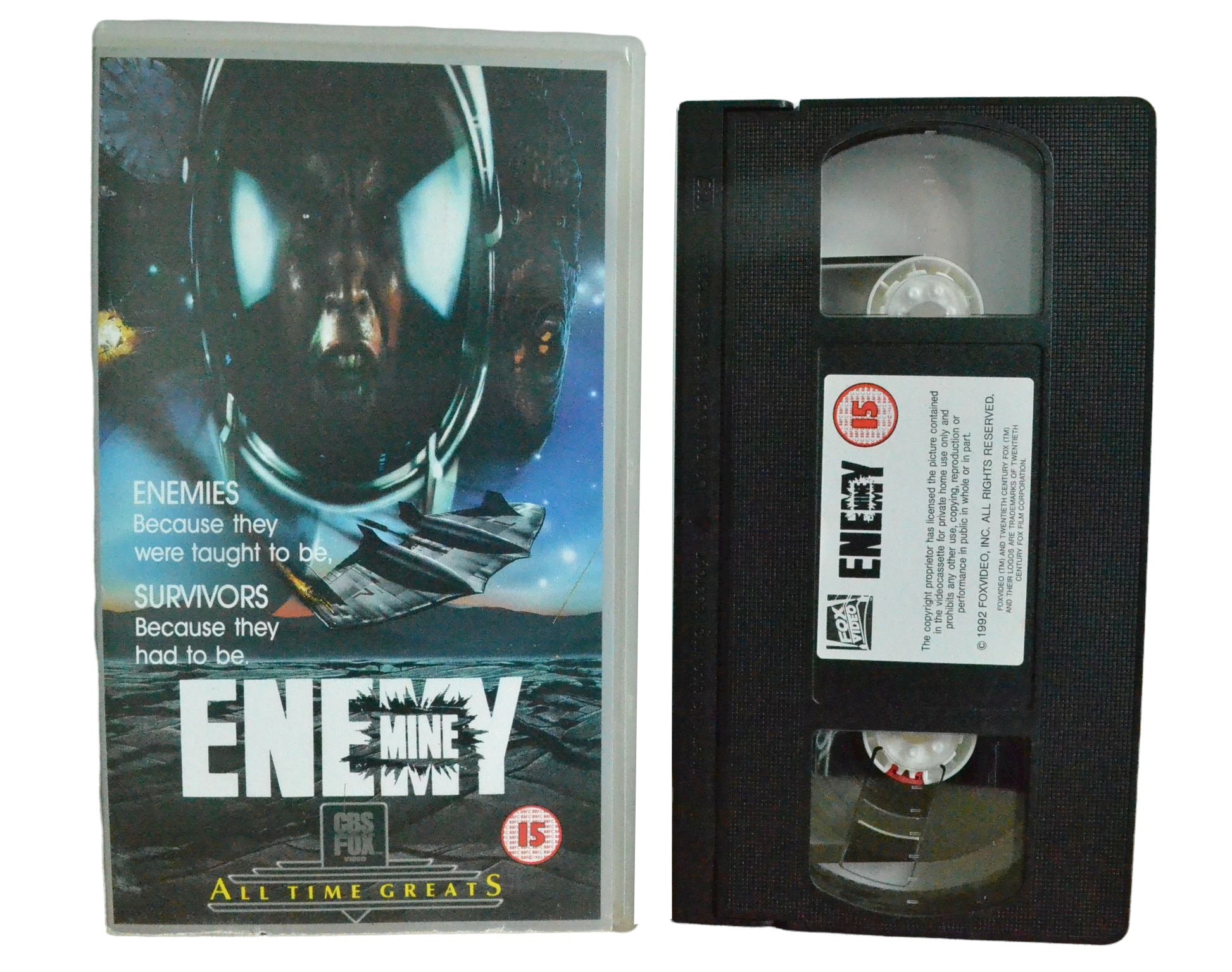 Enemy Mine - Dennis Quaid - CBS FOX Video - Vintage - Pal VHS-