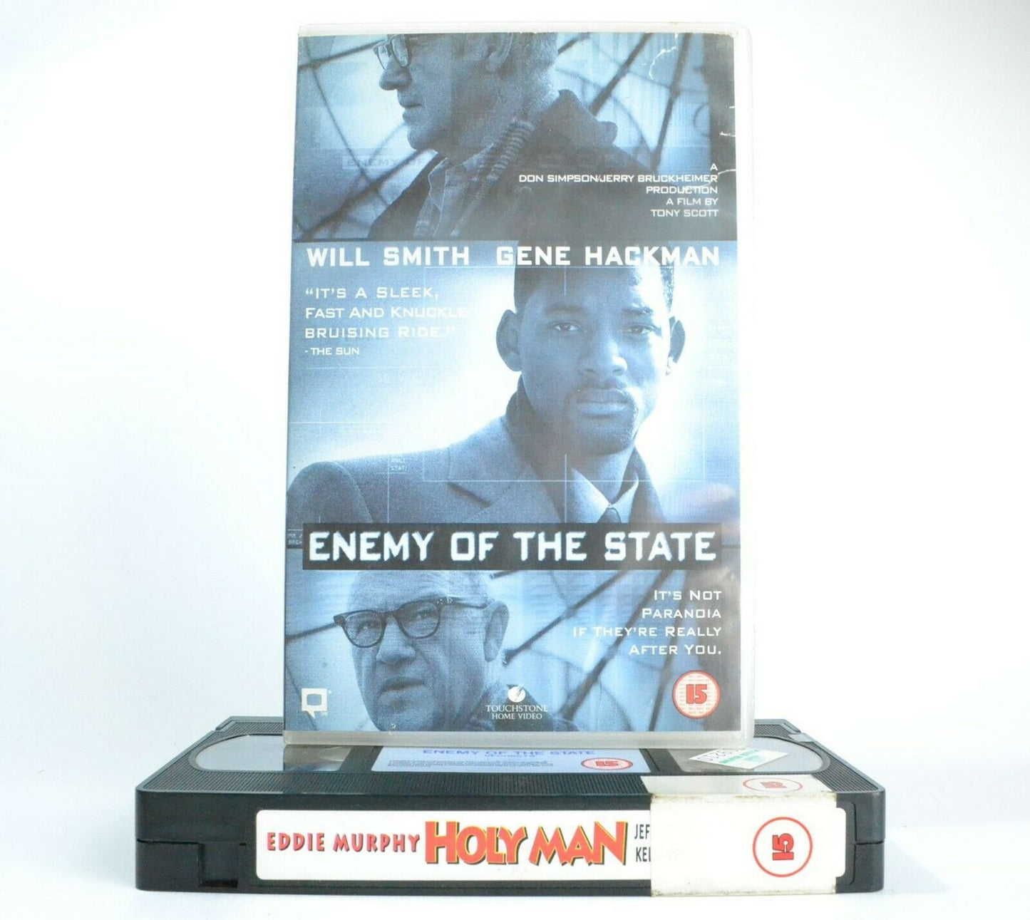 Enemy Of The State: Action/Thriller (1998) - Large Box - W.Smith/G.Hackman - VHS-