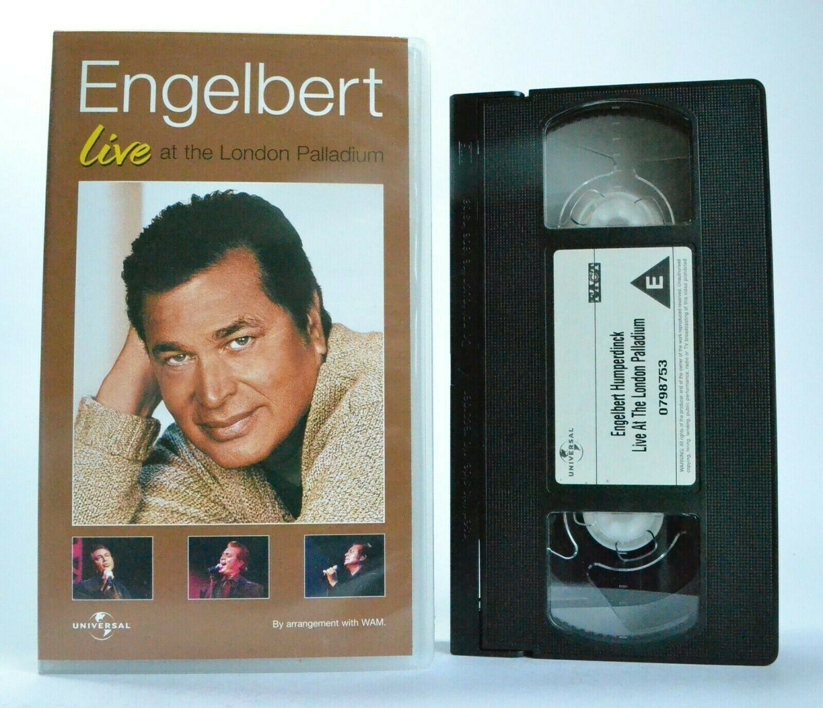 Engelbert Humperdinck: Live At The London Palladium - Greatest Hits - Pal VHS-