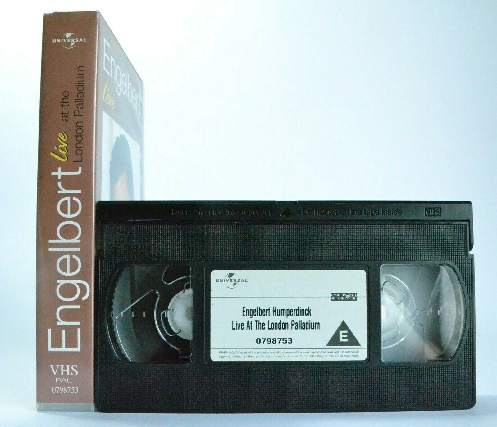 Engelbert Humperdinck: Live At The London Palladium - Greatest Hits - Pal VHS-