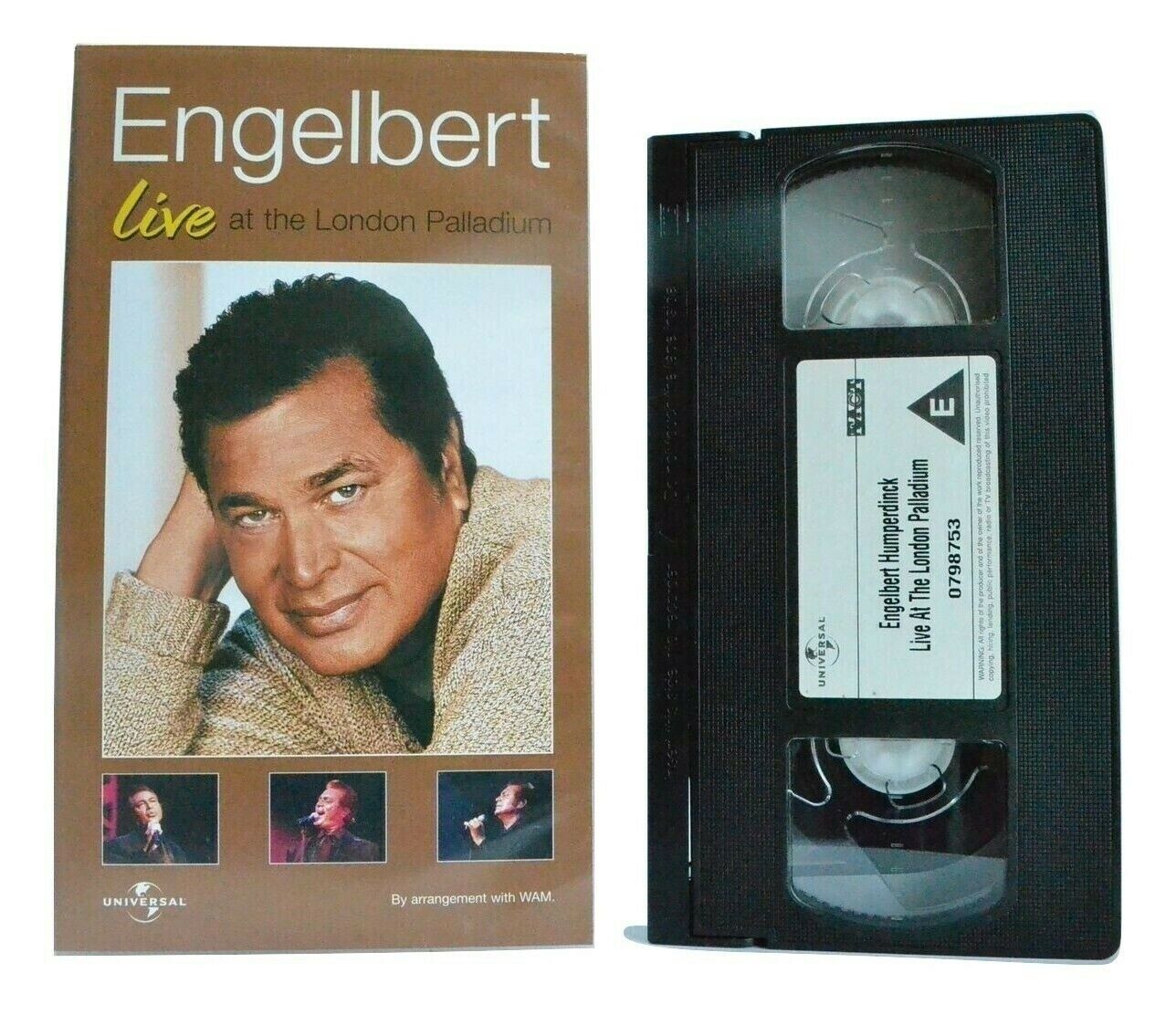 Engelbert Humperdinck: Live At The London Palladium - Greatest Hits - Pal VHS-