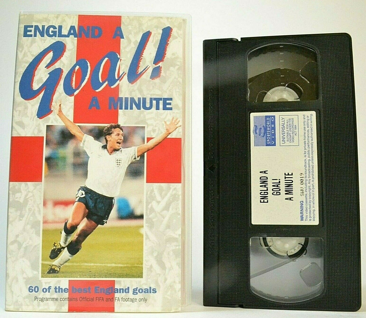 England A Goal A Minute - Best Goals - Historical Football - Gary Lineker - VHS-